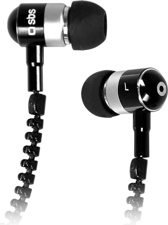 Actual product image SBS Earset wired stereo Zip, jack 3,5 mm with microphone and answer button (Cable)