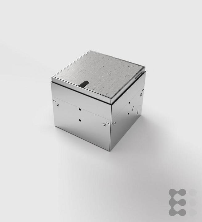 Produktbild BS 8901B Bodentank, 1-fach, eckig, höhenverstellb