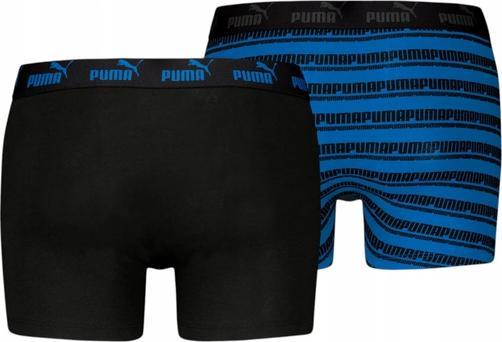 Produktbild Puma Elements Herren Gestreifte Boxershorts 2er-Pack (L, 2er Pack)