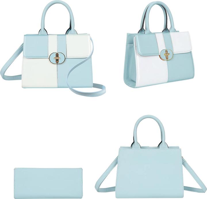 Actual product image Gallantry C-0184-LBLUEWHITE Handtasche