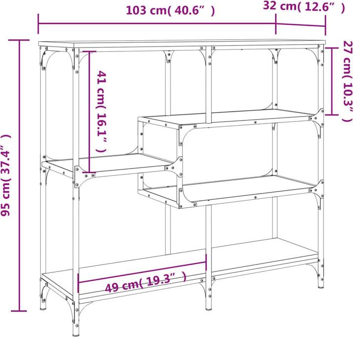 Produktbild vidaXL Konsolentisch (103 x 32 x 95 cm)