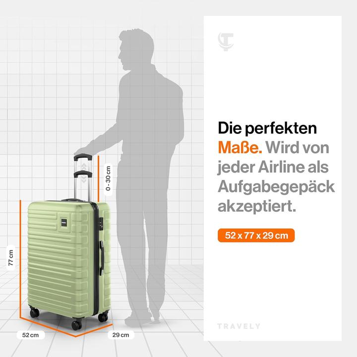 Immagine prodotto Travely Hartschalenkoffer (100 l)