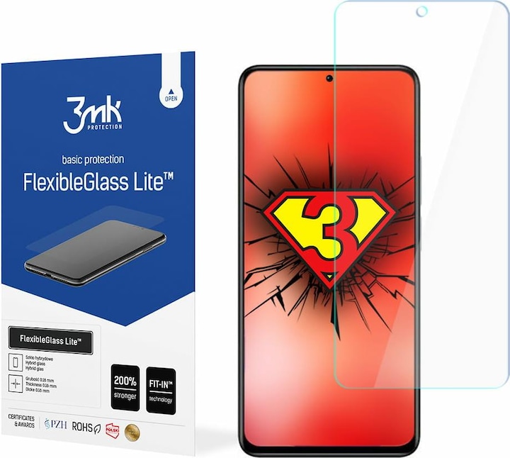 Produktbild 3MK hybrid glass Flexible 2.5D Lite for Xiaomi Redmi Note 11 Pro 5G / Pro+ 5G (1 Stück, Xiaomi Redmi Note 11 Pro 5G)