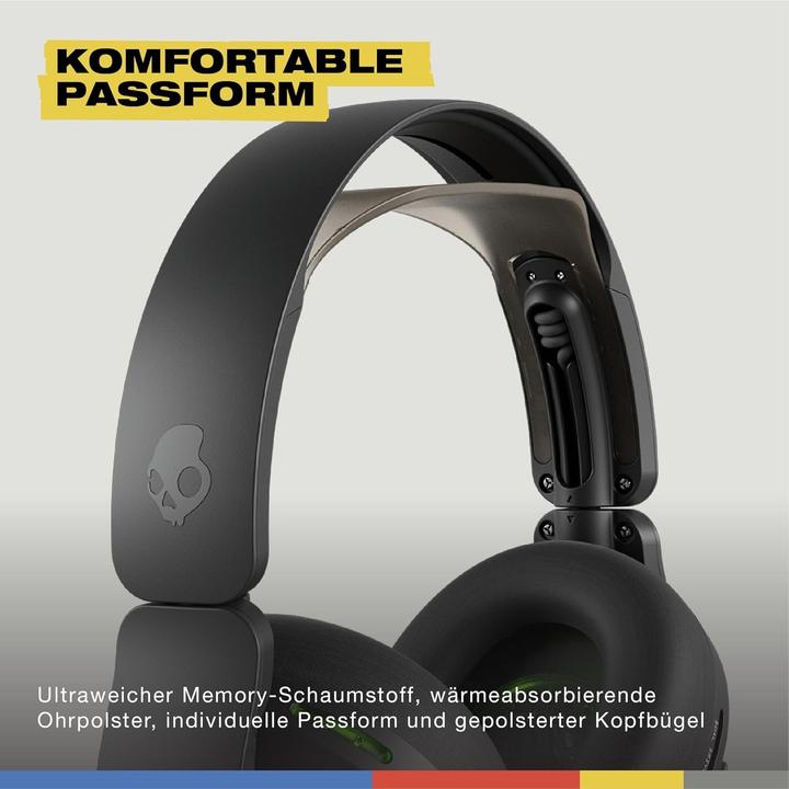 Actual product image Skullcandy Crusher Plyr 720 Xbox Headphones, black (Cable, Wireless)