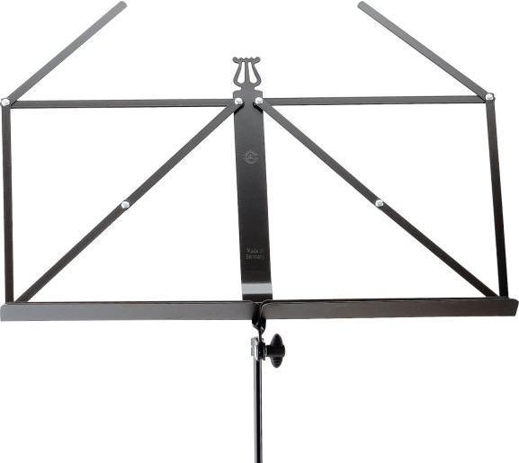 Produktbild K&M K-M 101 Notenständer Schwarz mit personalisierter Gravur