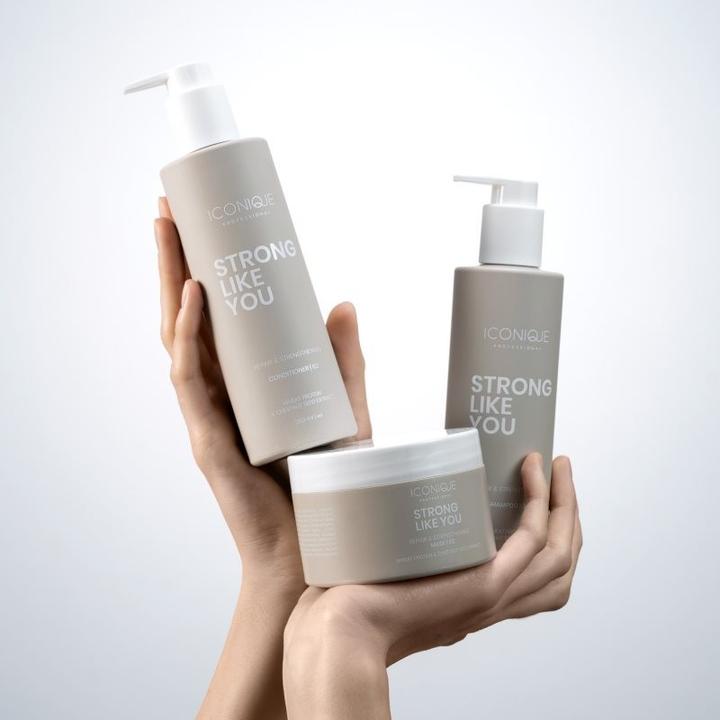 Image du produit Iconique Professional Strong Like You Set Repair & Strengthening Shampoo Conditioner Mask (Kit de soins capillaires)