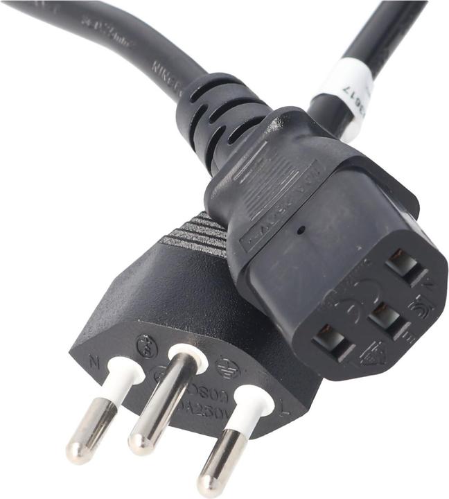 Actual product image AccuCell Mains cable with Swiss plug (2 m)
