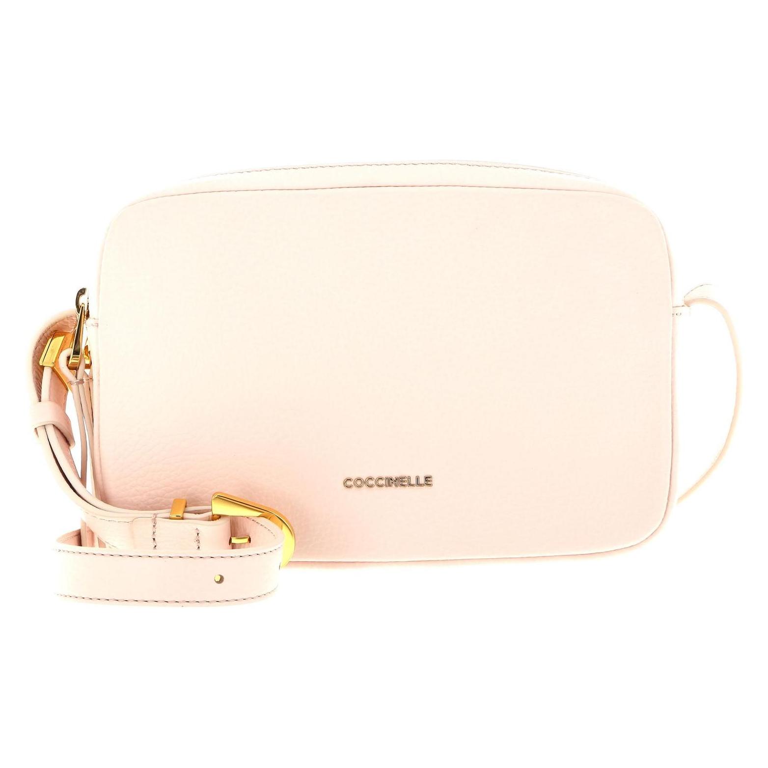 Coccinelle, Damen, Handtasche, Gleen Handbag Grained Leather, Rosa