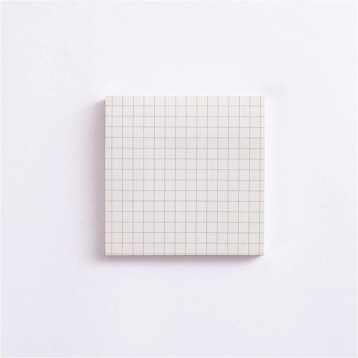 Actual product image JTI Sticky notes - White with grooved pattern - 80 pieces (73 x 73 mm)