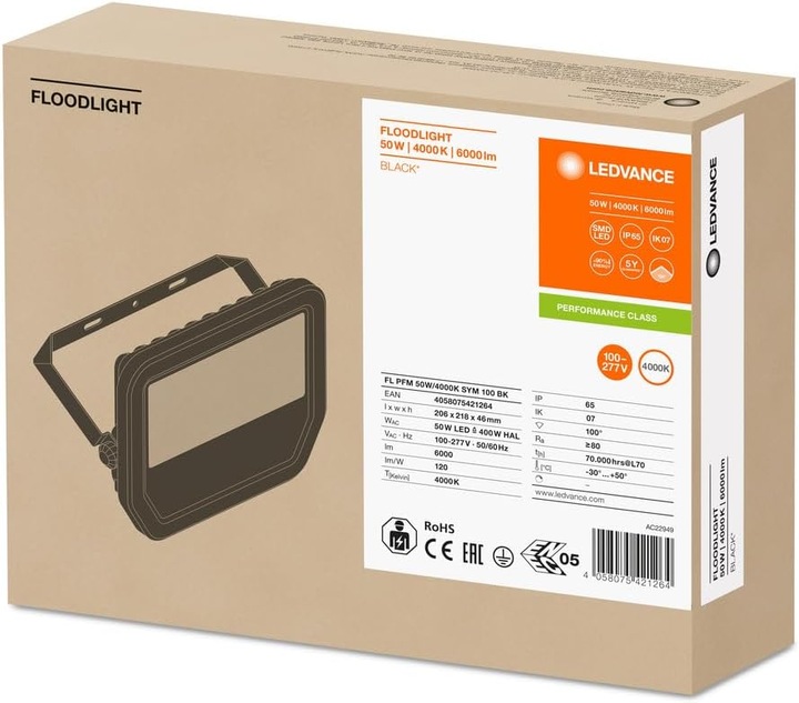 Produktbild Ledvance Flutlichtstrahler (6000 lm, IP65)