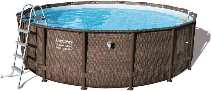Bestway Power Steel Frame Deluxe Pool 488x122cm (Ø 488 x 122 cm)