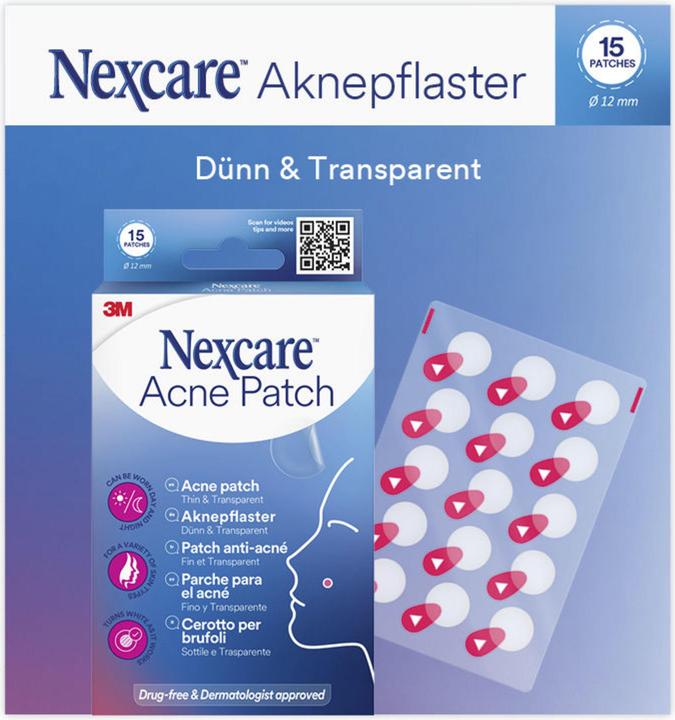 Actual product image - Nexcare acne plasters (15 x)