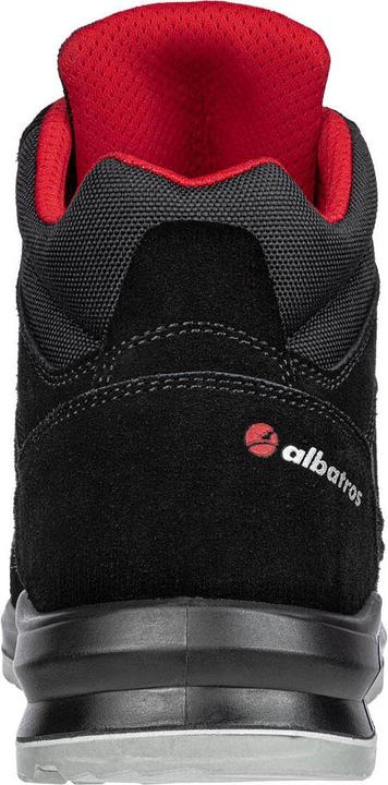 Actual product image Albatros CLIFTON MID SRC 638700210000038 Safety boot S3 Shoe size (EU): 38 Black, Red 1 (S3, 38)