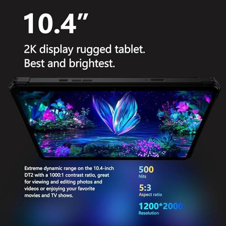 Produktbild Fossibot Robustes Android 13 Outdoor-Tablet, wasserdicht nach IP68, 12 GB RAM, 256 GB ROM, 22000 mAh, (10.40", 256 GB)