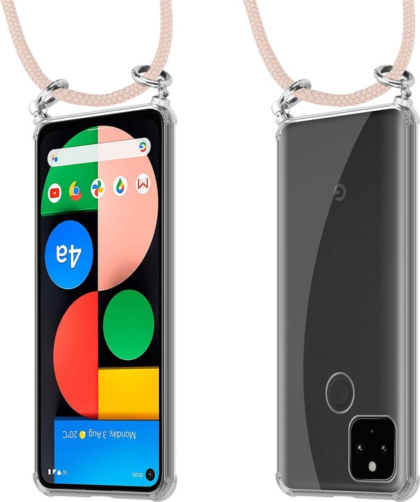 Produktbild Cadorabo TPU Handy Kette SILBER Cover