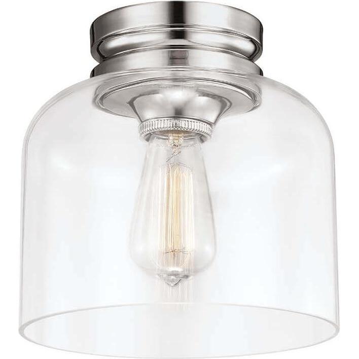 Elstead Lighting, Wandleuchte + Deckenleuchte, Hounslow Deckenleuchte E27 Poliertes Nickel (E27)