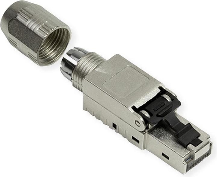 Produktbild Roline feldkonfektionierbarer RJ-45 Stecker Kat.6A (Class EA), STP (Netzwerkkabel Stecker)