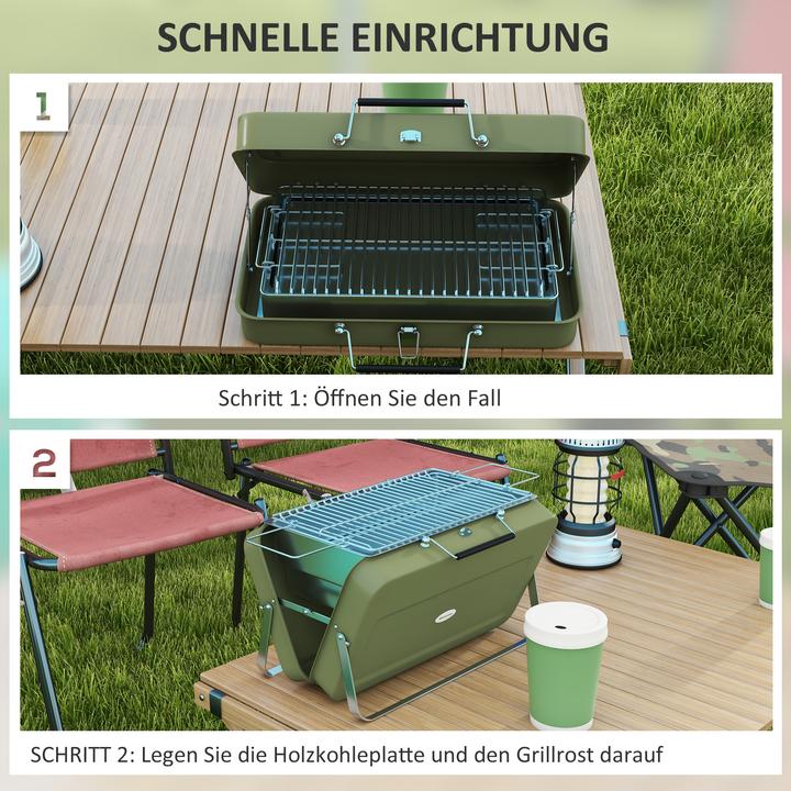 Actual product image Outsunny Table grill in case system