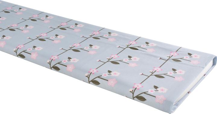 Produktbild Rico Design Baumwoll-Stoff Popeline "Sakura Zweige Smoke Blue", 140 cm breit, Meterware