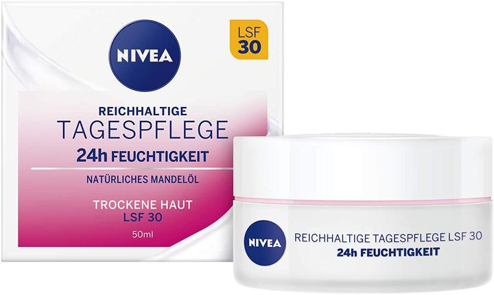 Actual product image NIVEA 24h Feuchtigkeit (50 ml, Day cream, SPF 30)