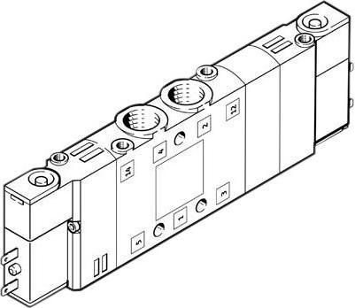Actual product image Festo CPE14-M1BH-5/3G-1/8 196937 Solenoid valve