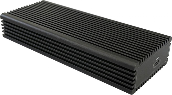 Actual product image LC-Power LC-M2-C-NVME-2X2-RAID USB-C housing for NVMe-M.2 retail (M.2 2280)