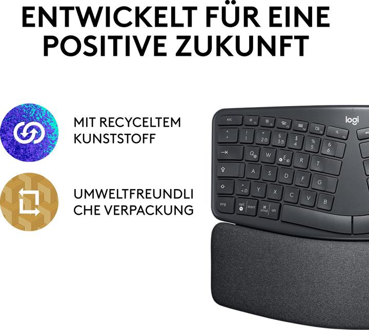 Image du produit Logitech Ergo K860 (DE, Sans fil)