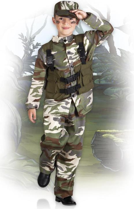Immagine prodotto Boland Costume da soldato per bambini: uniforme mimetica (140, 146, 152)
