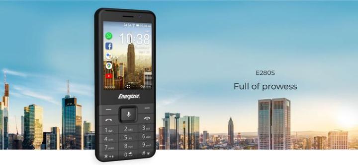 Actual product image Energizer E280S 4G BLACK (Black, 2.80", Dual SIM, 4G)