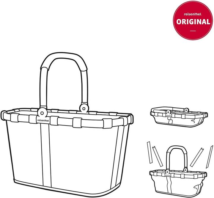 Image du produit reisenthel Panier d'achat Carrybag Signature rouge/blanc