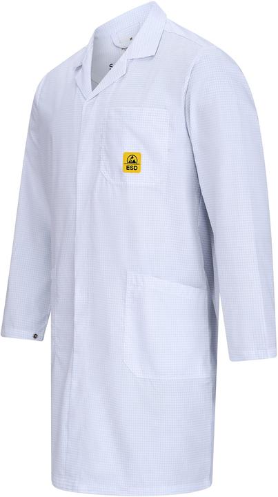 Actual product image Top Swede ESD work coat "Pro-Line, white size S (S)