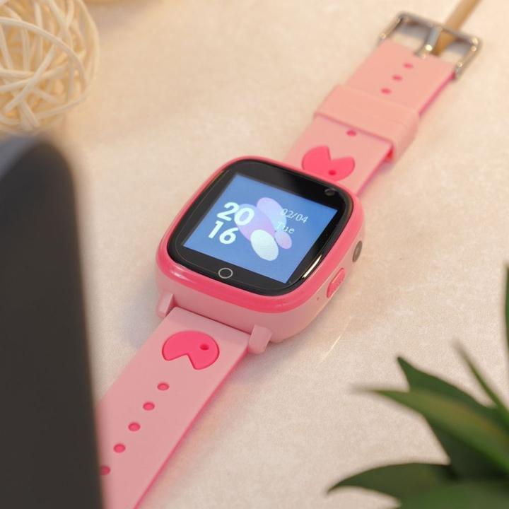 Actual product image Hoco Headphone with microphone smartwatch for kids with call function 2G Y100 pink (2G)