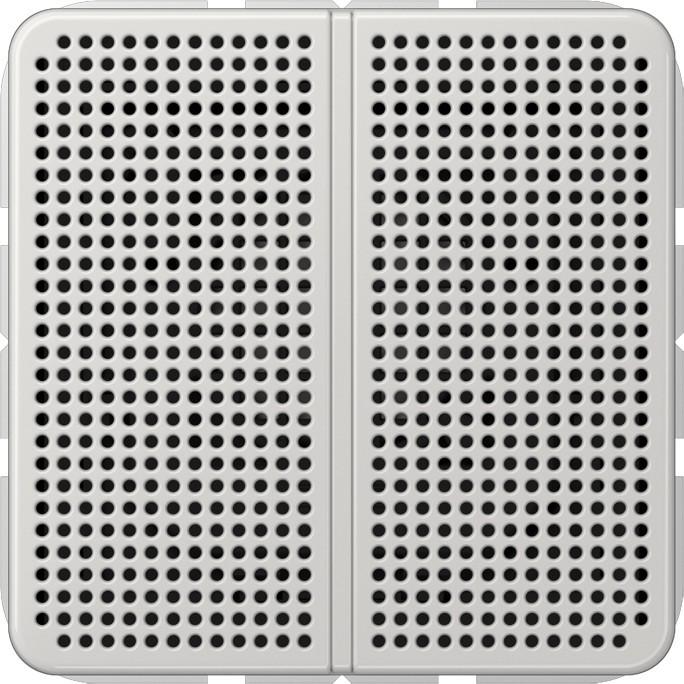 JUNG Lautsprechermodul LSMCD4LG (1 Stk.), Einbaulautsprecher, Grau