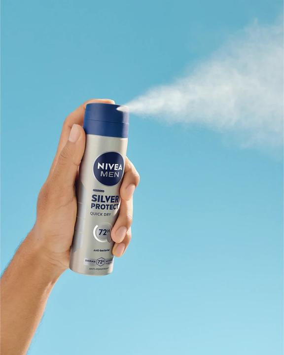 Produktbild NIVEA Silver Protect Dynamic Power Antiperspirant - Antiperspirant Spray For Men (Spray, 150 ml)