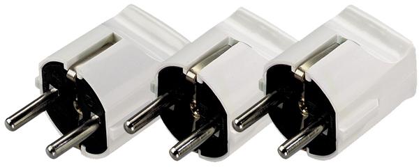 Actual product image As - Schwabe asSchwabe SchukoCentralPlug white (CEE 7/4)