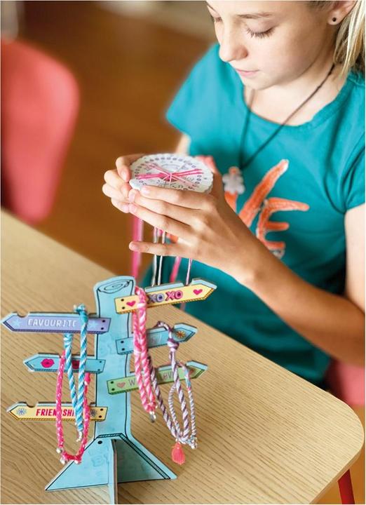 Kit Braccialetti Dell'Amicizia ARTISTA - Fai Da Te Con Perline E Ciondoli Argento, Per Bambini Dai 6 Anni