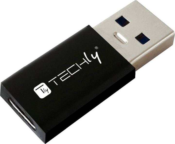 Actual product image Techly USB 3.0-adaptor-USB-C USB converter adapter that adapts phones, tablets, flash drives, mice, hubs (USB-C)
