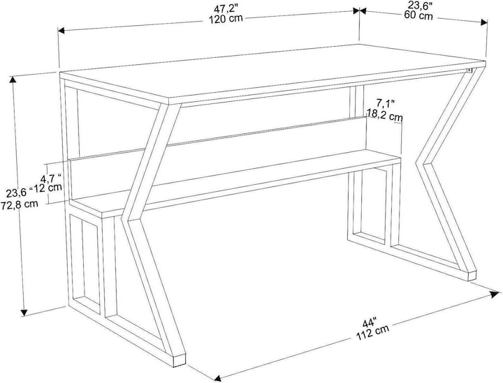Actual product image Hanah Home Mack (120 x 73 x 60 cm)