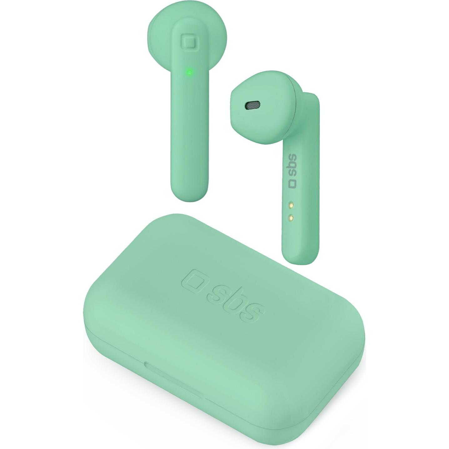 SBS Twin Buds TWS True Wireless Earphones hellblau (2.50 h, Kabellos) (TEEARTWSHOPBTA)