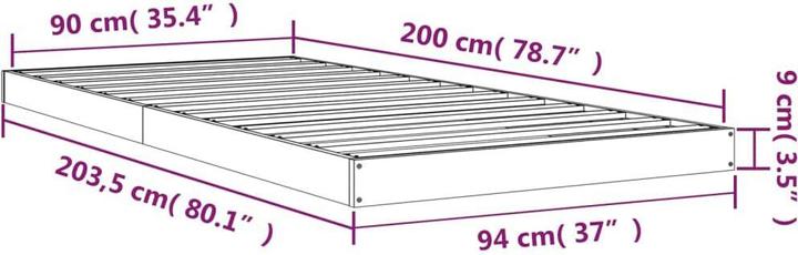 Immagine prodotto vidaXL Burr (90 x 200 cm)