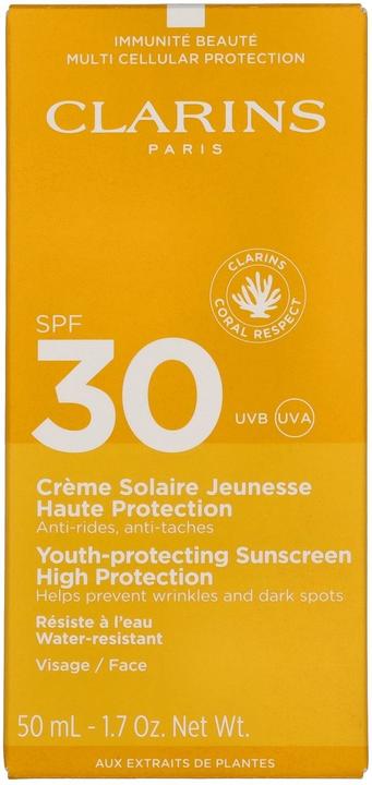 Image du produit Clarins Crème Solaire SPF 30 (Crème solaire visage, SPF 30, 50 ml, 50 g)