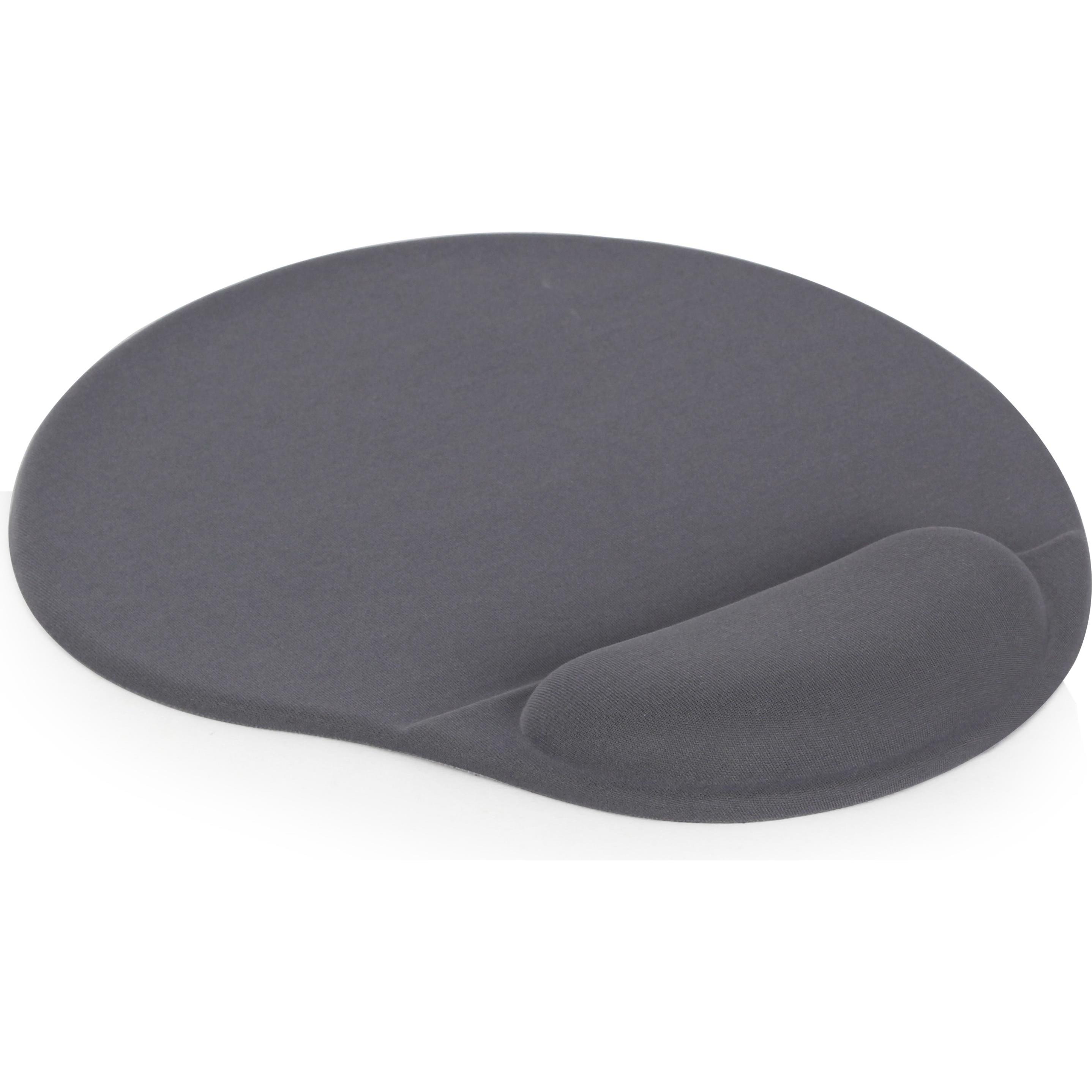 Gembird MP-GEL-BLACK mouse pad, Mausmatte, Schwarz