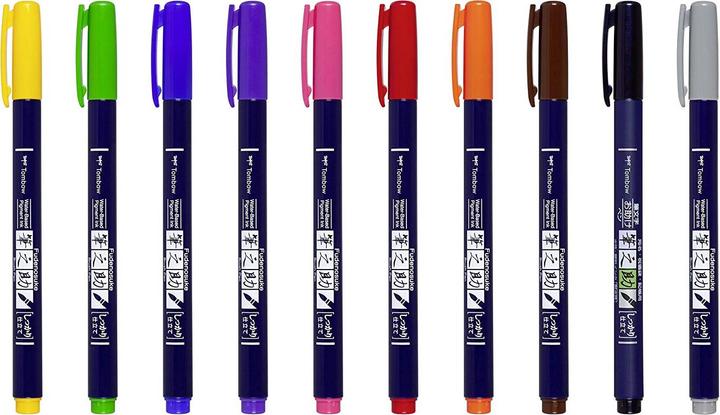 Produktbild Tombow Fudenosuke (Mehrfarbig, 10 x)