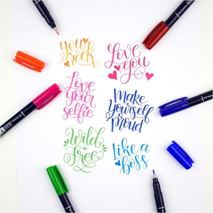 Produktbild Tombow Fudenosuke (Mehrfarbig, 10 x)