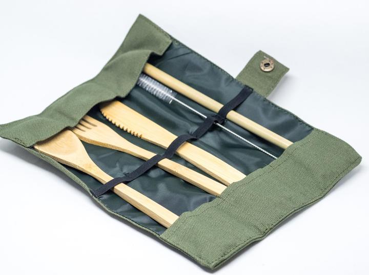 Produktbild Strawganic Travel- Set (5 Stück, Besteck Set)