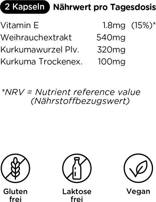 Produktbild Kanela Weihrauch & Kurkuma Kapseln (100 Stk) (100 Stück, Kapseln)