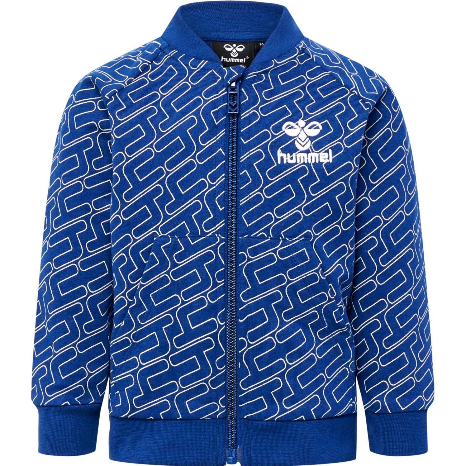 hummel, Herren, Jacke, hmlLOGUN ZIP JACKET (80), Blau, 80