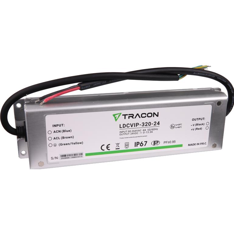 Tracon, Accessori per illuminazione, LED-Treiber mit geschütztem Metallgehäuse