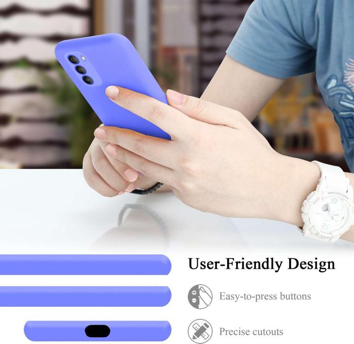 Actual product image Cadorabo Bumper Case for Motorola MOTO G51 5G TPU Liquid Silicone Cover for Motorola MOTO G51 5G (Motorola Moto G51 5G)