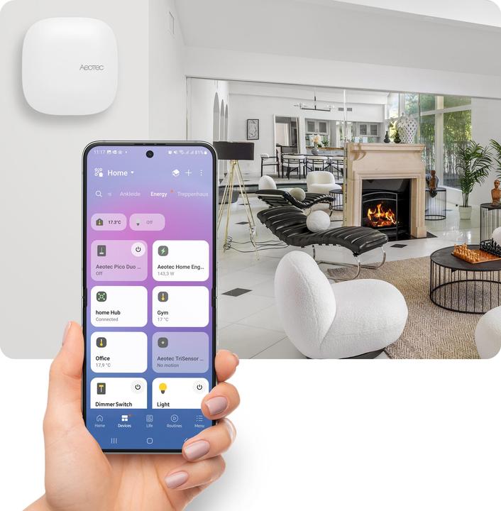 Actual product image Aeotec Smart Home Hub 2